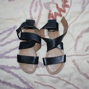 Franco Sarto black strappy sandals